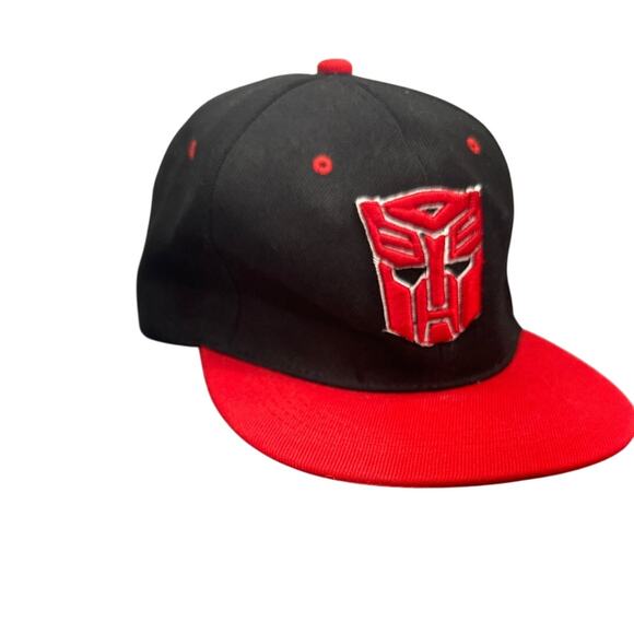 Transformers Hasbro Cap Adjustable Snapback Hat - Black & Red - Picture 2 of 5